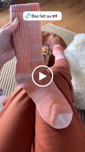 Customer video review of J.B. Field's "Camper GX" 74% Merino Wool Camping Crew Sock