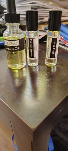 Customer photo review of Beard Oil