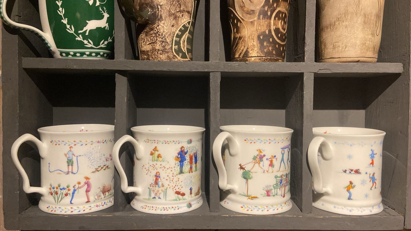 Customer photo review of Jane Abbott Tasse - Die Vier Jahreszeiten (Frühling)