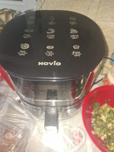Customer photo review of Air Fryer Novio Grill & Fry