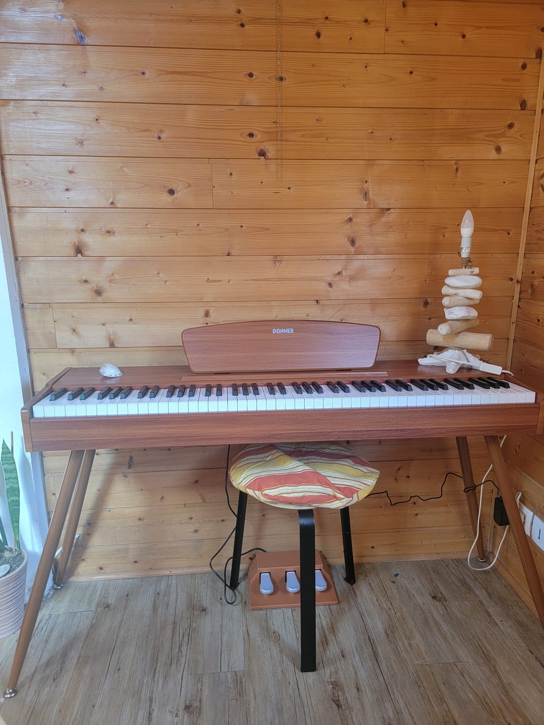 Customer photo review of Donner DDP-80 Piano numérique domestique 88 touches Style boisé