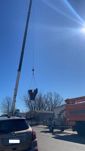Customer photo review of Arbo Space Crane Sling Kit