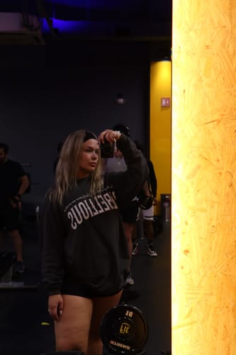 Customer photo review of PROVE THEM WRONG | OVERSIZED LONG SLEEVE