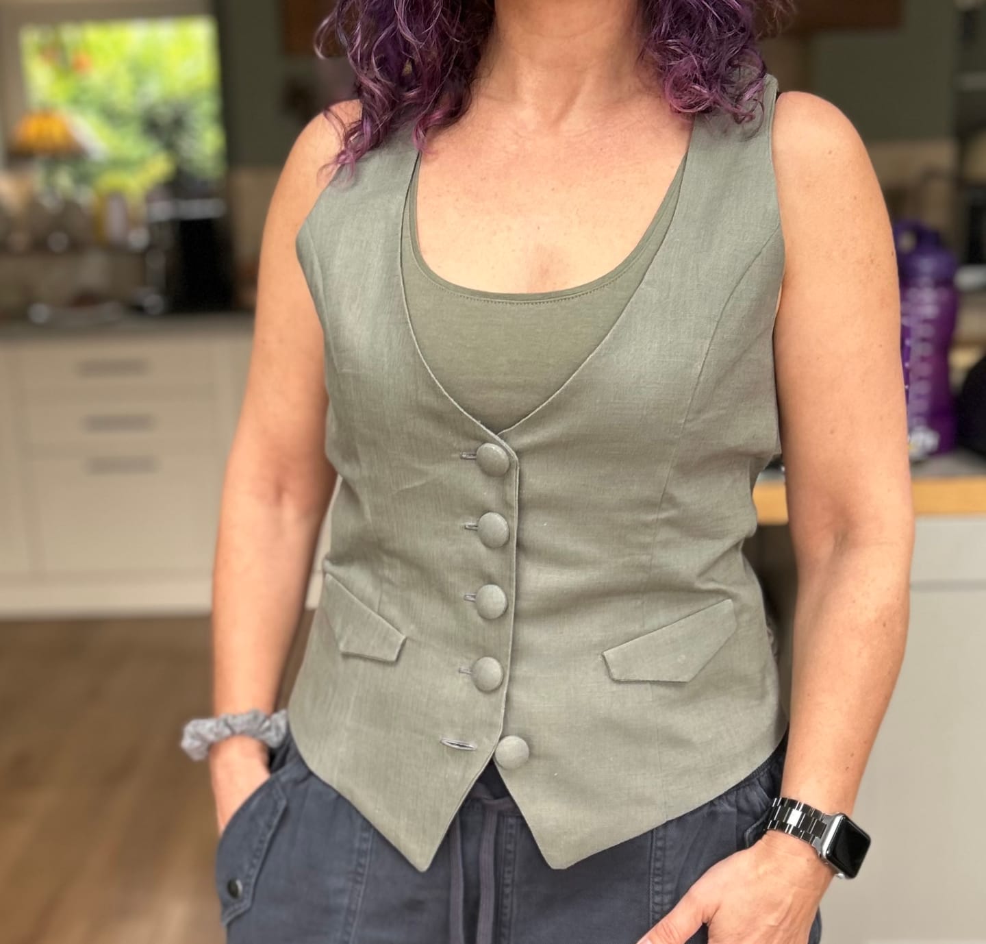 Customer photo review of Iron on Interfacing - Medium Weight - 90p per metre!