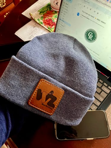 Customer photo review of Richardson 112 Custom Leather Patch Hat