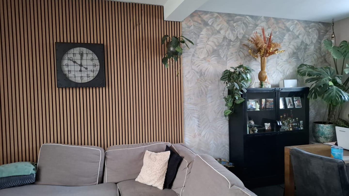 Customer photo review of Wandpaneel 280cm - Standaard - Rustiek eiken