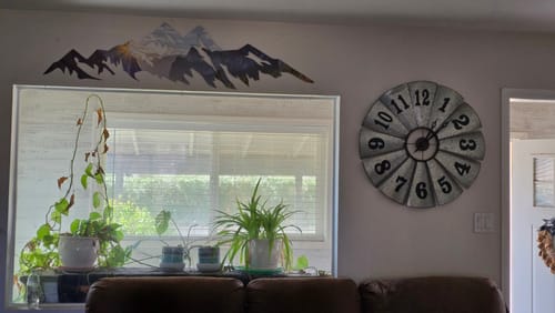 Customer photo review of Yosemite Mountains - Metal Wall Art