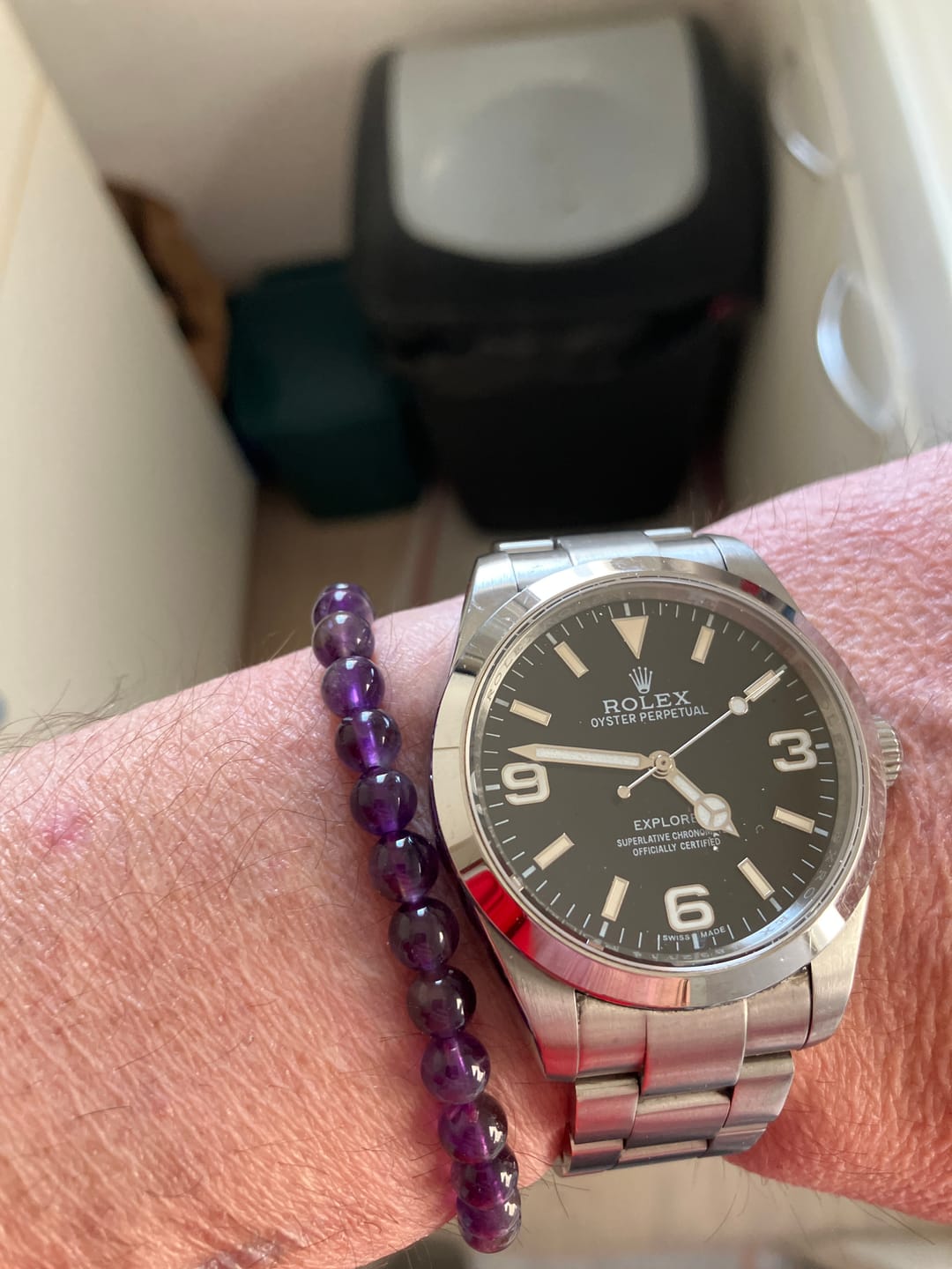 Customer photo review of Bracelet Améthyste "Bonté"
