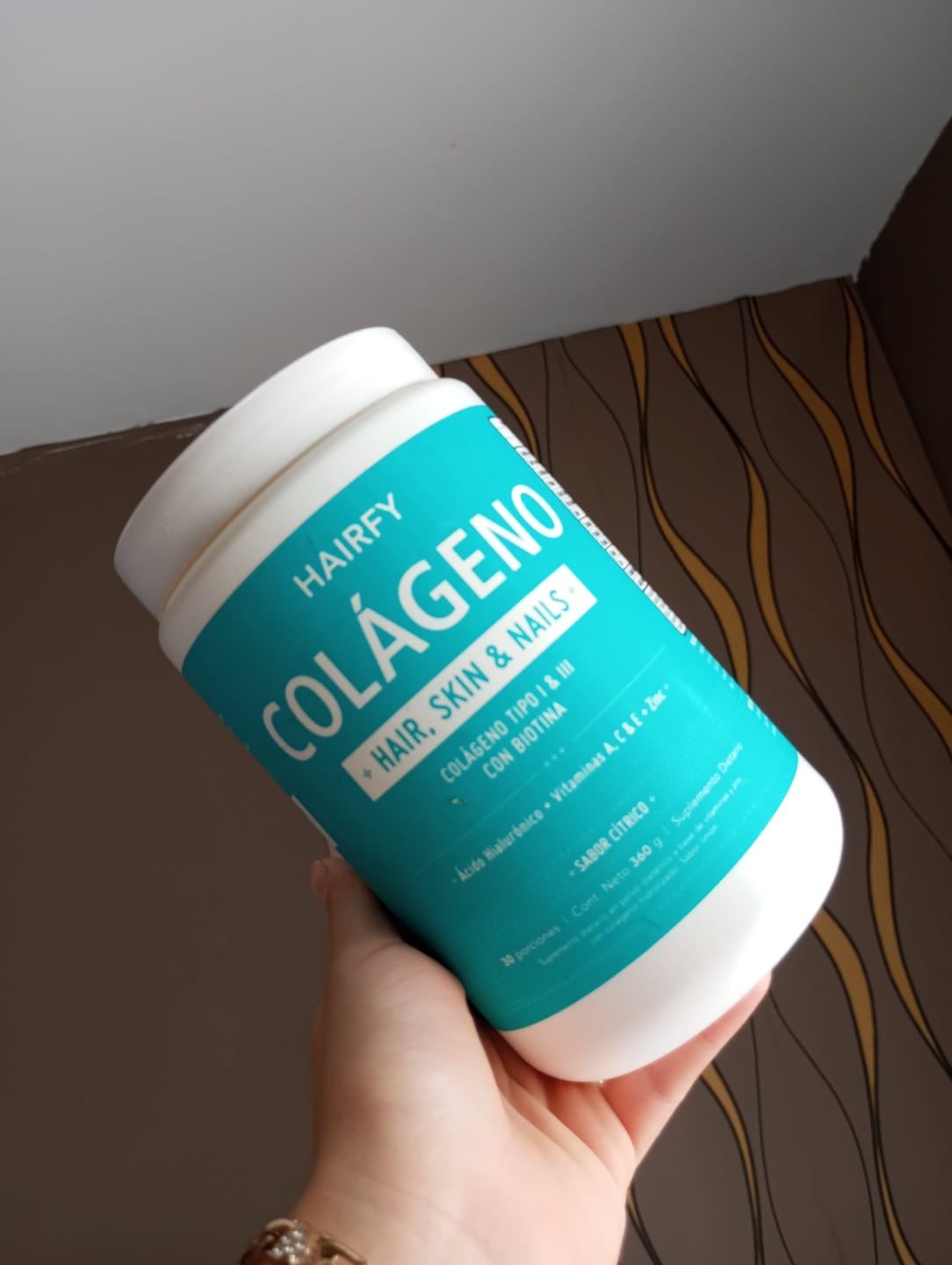 Customer photo review of Vitaminas Hairfy