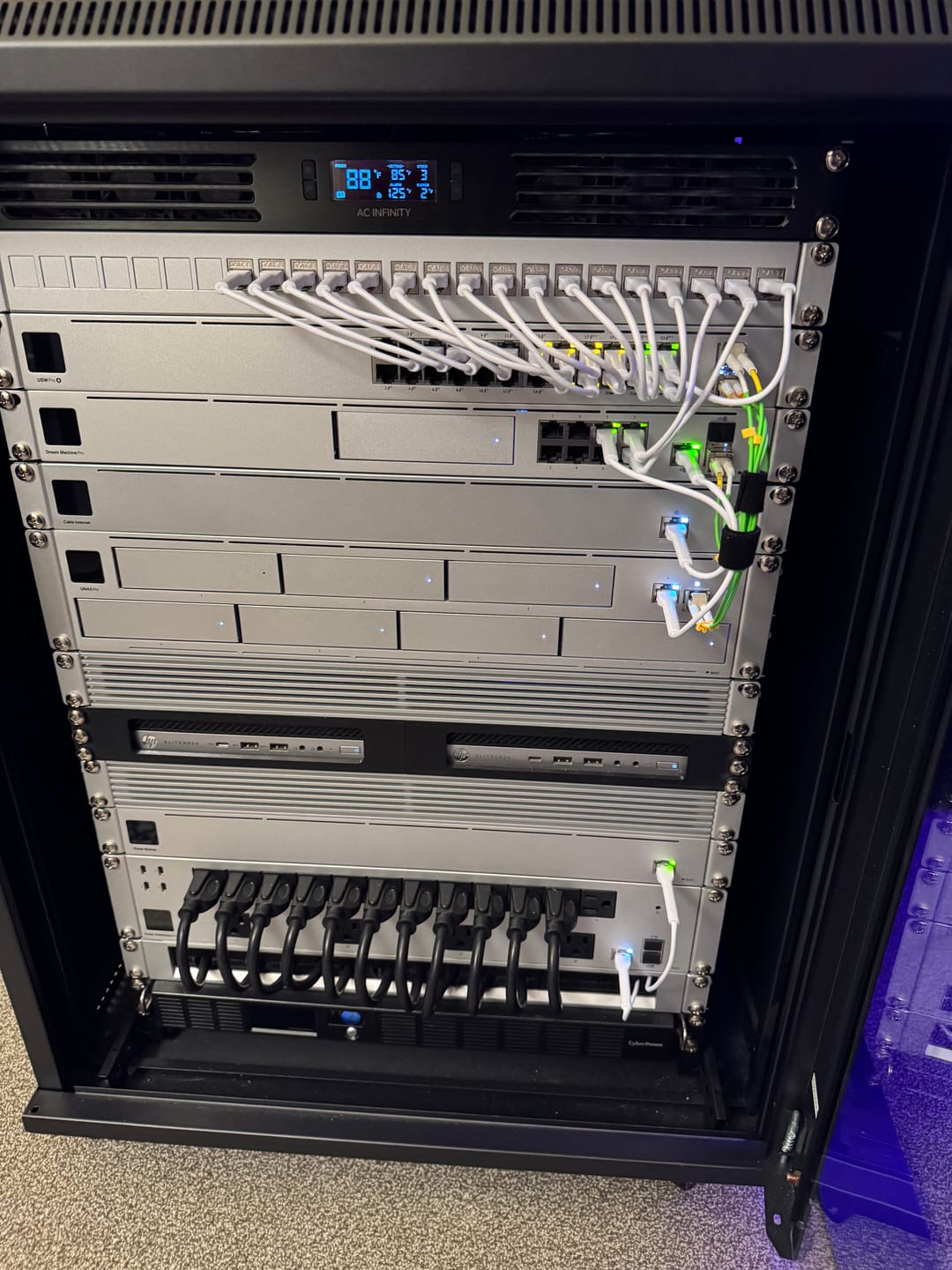 Customer photo review of HP Elite/EliteDesk/ProDesk Mini Desktop Rack Mount (Modular)