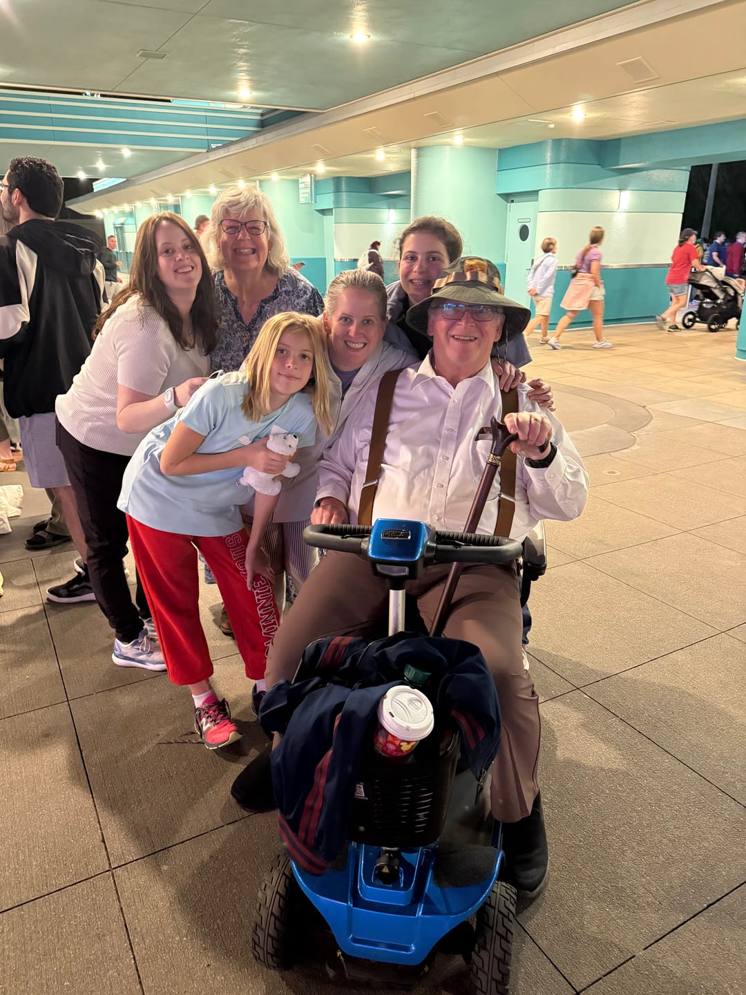 Customer photo review of Multiday Rental 4 Wheel 400 Pound Capacity Scooter