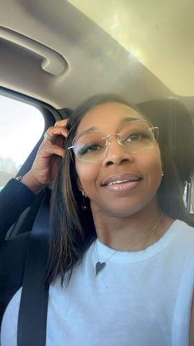 Customer photo review of Della Eyeglasses