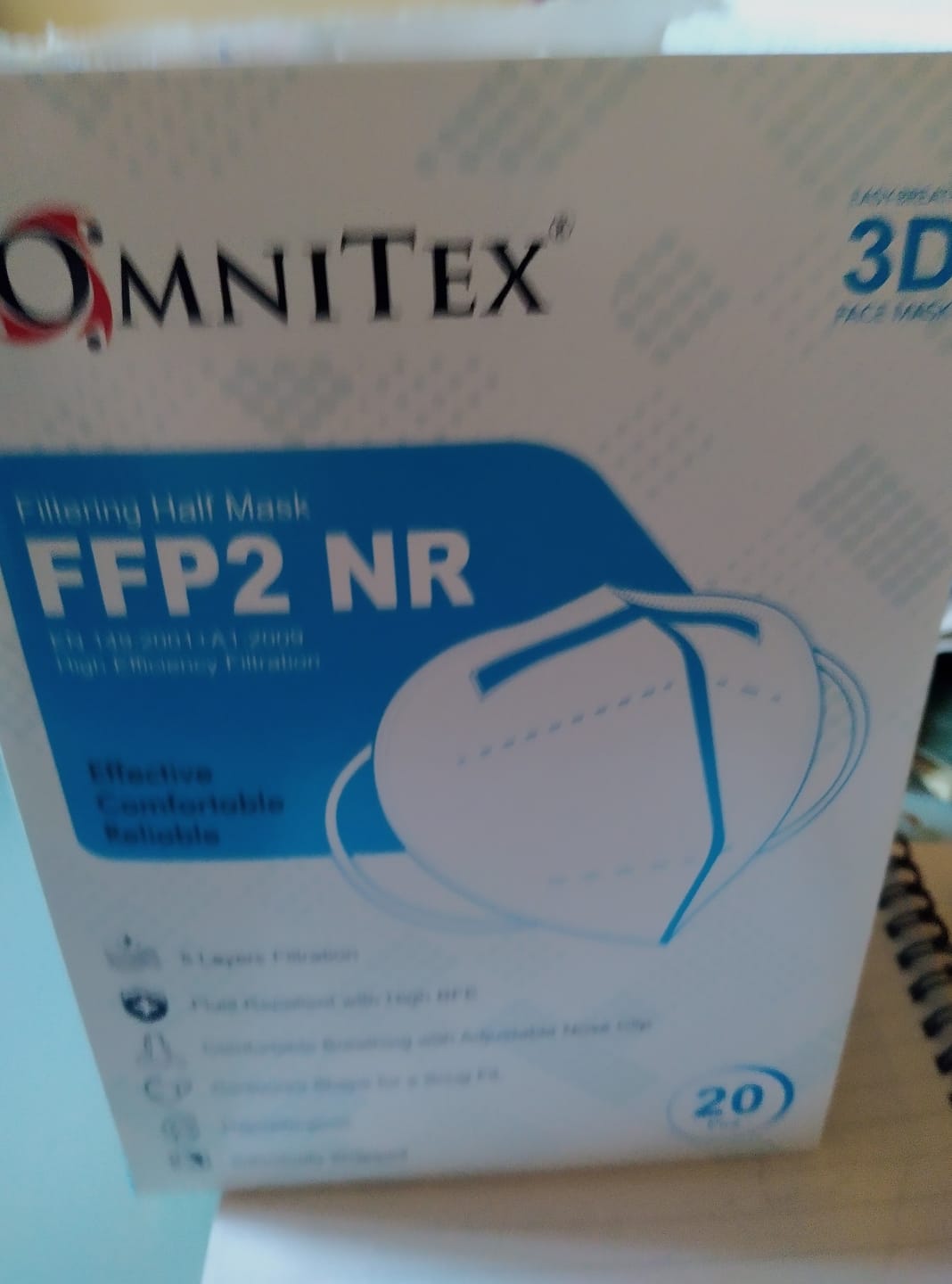 Customer photo review of FFP2 Masks x 20