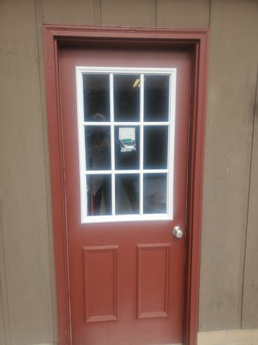 Customer photo review of Clear 9 Lite Glass and Frame Kit (Half Lite)