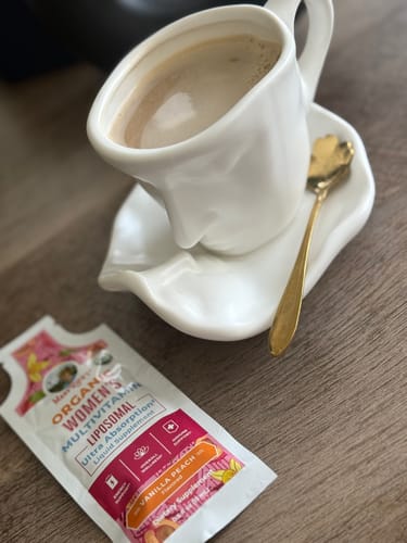 Customer photo review of Mushroom Coffee with L-Carnitine (Café de hongos con L-Carnitine)