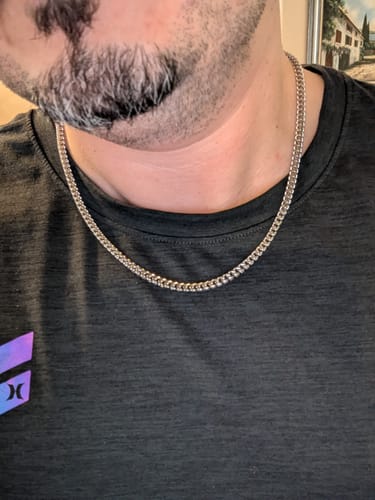 Customer photo review of 4mm Franco Link Chain