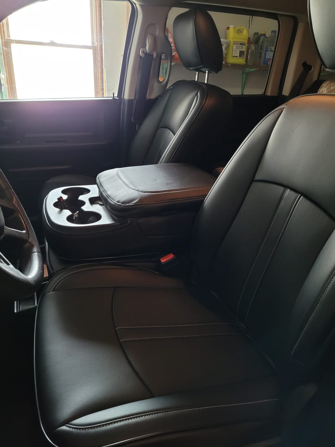 Customer photo review of 2009+ Dodge Ram Classic Custom Leather Seat Covers