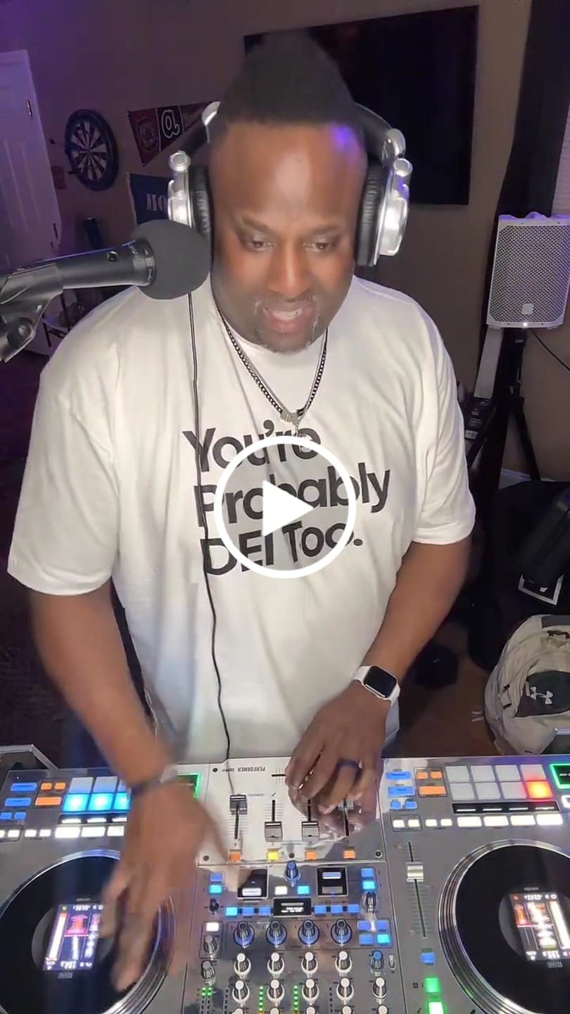 Customer video review of You're Probably DEI Too Unisex Tee (Front and Back Design Print)