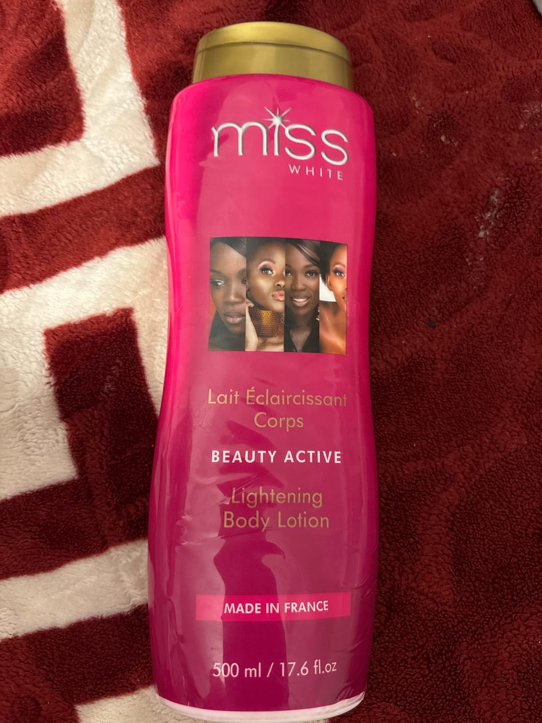 Customer photo review of Fair and White Miss Brightening Lotion 500ml