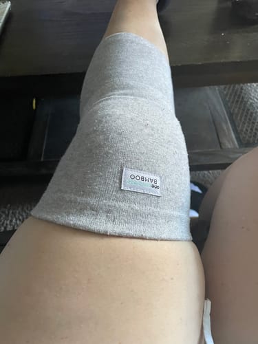 Customer photo review of Premium Bamboo Knee Sleeve (Single)