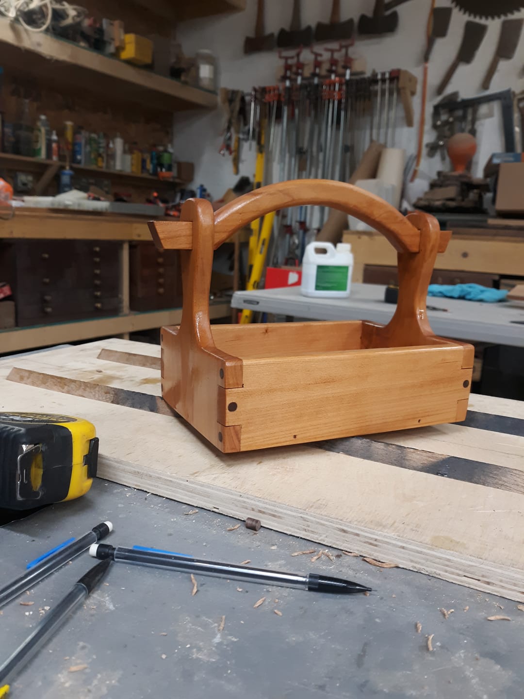 Customer photo review of Mini Handles - Acrylic Router Templates For Cheese Boards