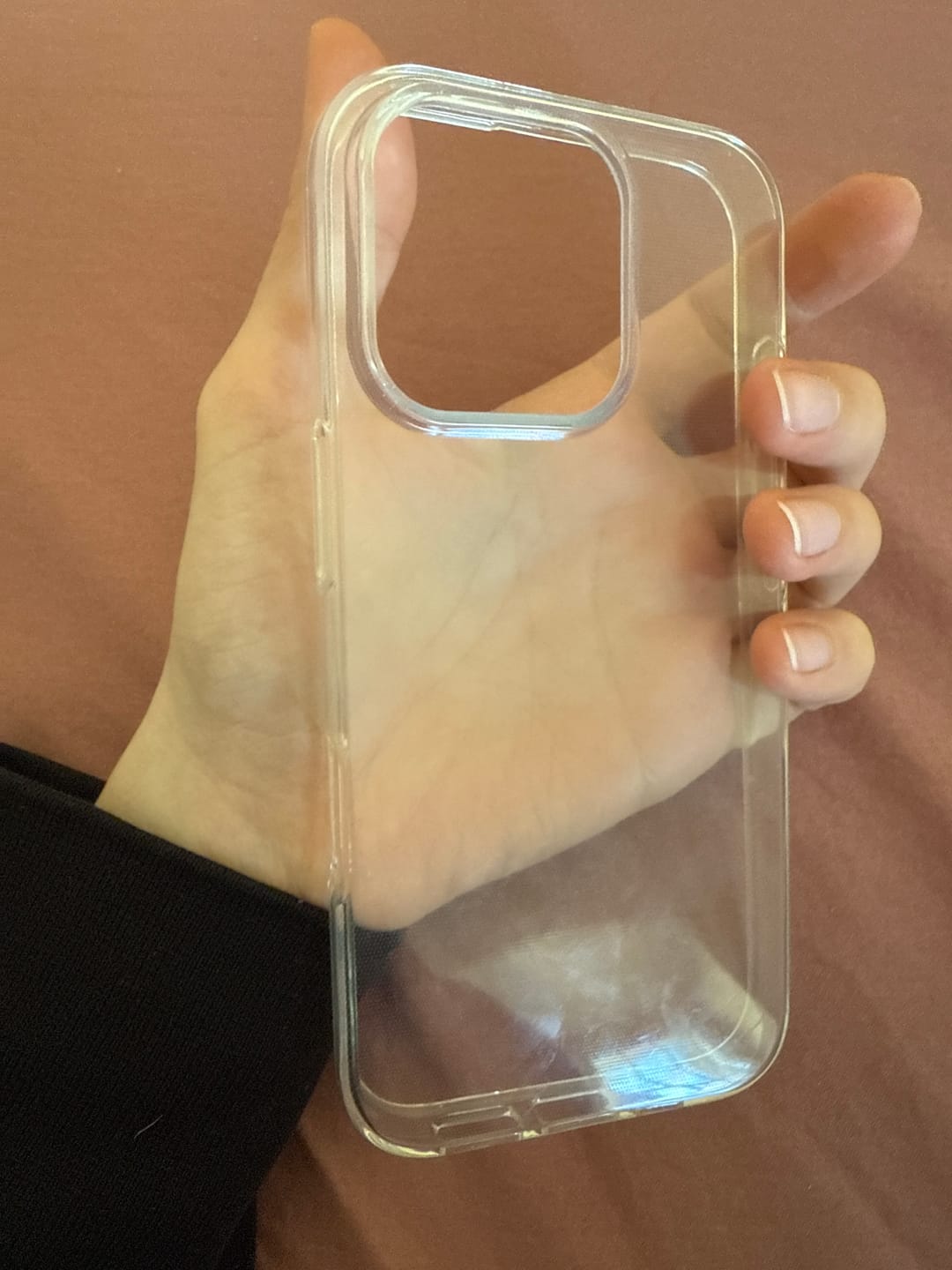 Customer photo review of iPhone 16 Pro - Silikon Gummi Case transparent