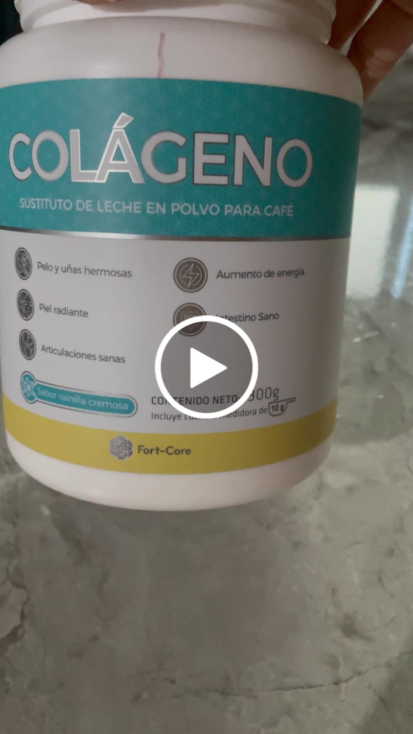 Customer video review of Colágeno Fort Core