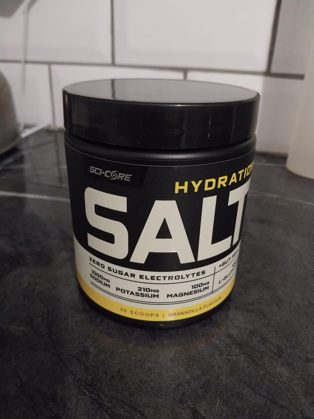 Customer photo review of HYDRATION SALT Granadilla Flavour