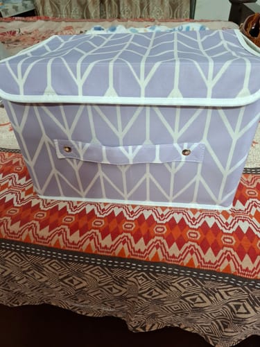 Customer photo review of Lilac Storage Box with Lid