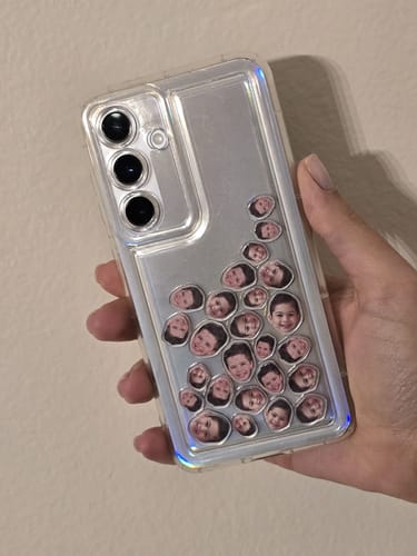 Customer photo review of Shaker Case™ with Custom Charms