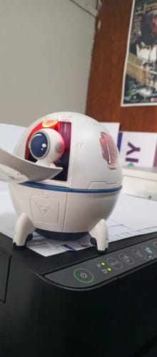 Customer photo review of 220Ml Space Capsule Air Humidifier USB Plug in Rechargeable Mist Aromatherapy Water Diffuser 7 Colors Atmosphere Light