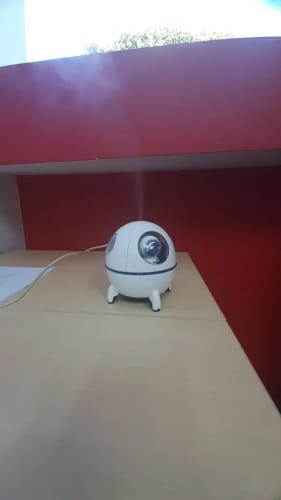 Customer photo review of 220Ml Space Capsule Air Humidifier USB Plug in Rechargeable Mist Aromatherapy Water Diffuser 7 Colors Atmosphere Light