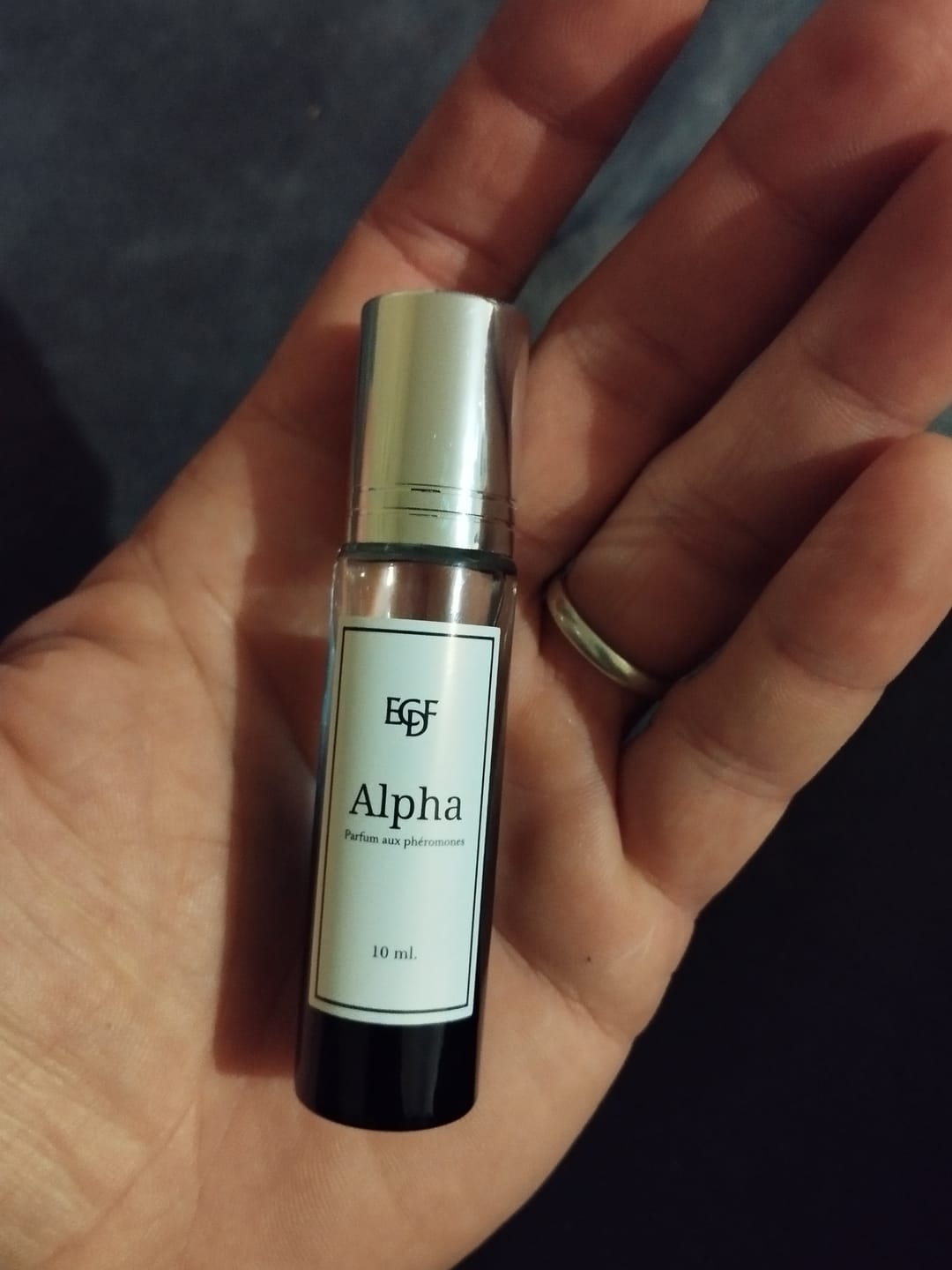 Customer photo review of Elixir aux phéromones Homme