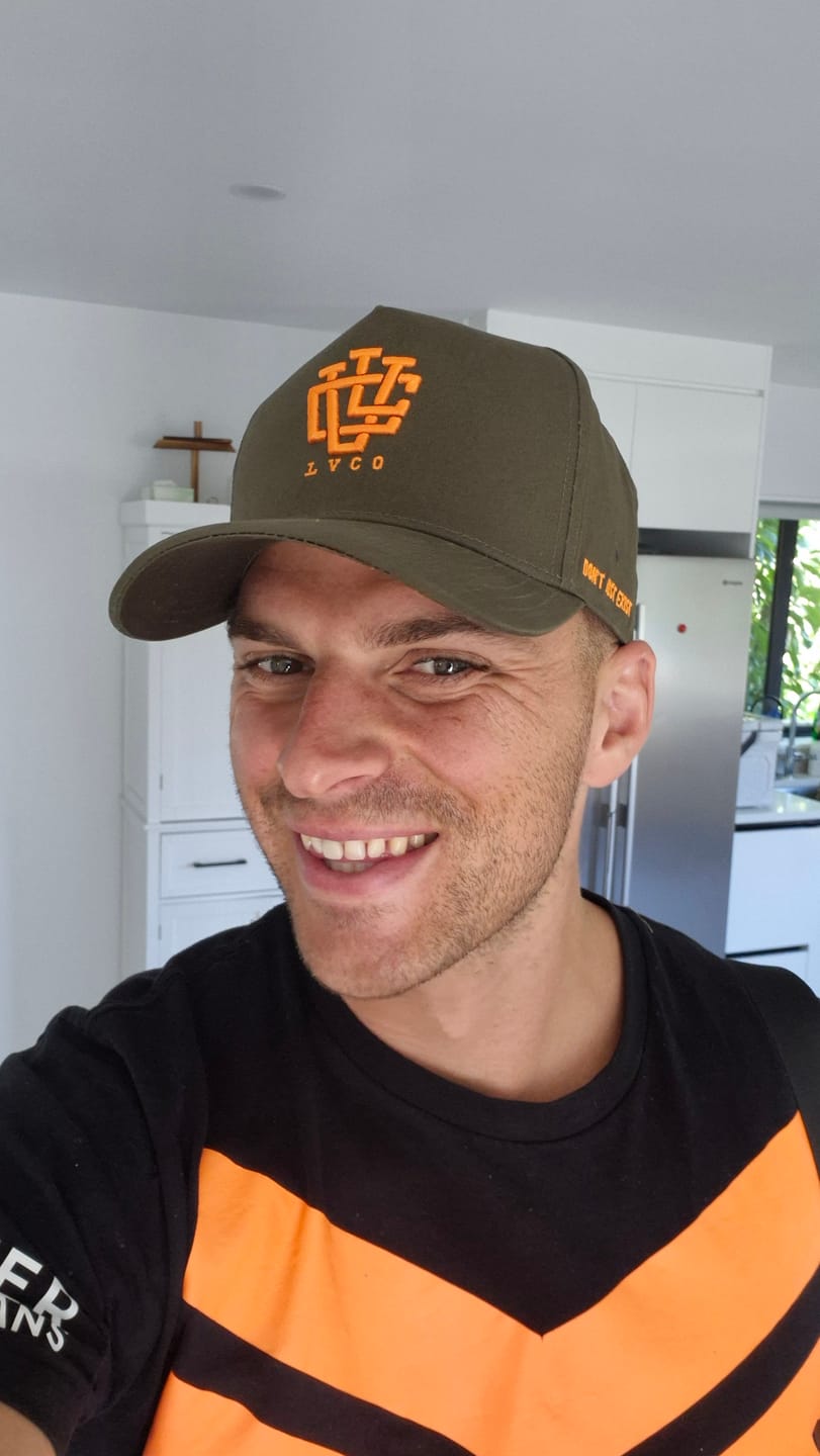 Customer photo review of LVCO "Khaki Blaze" A-Frame Snapback