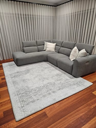 Customer photo review of The Mellow Mat v2® Designer Print | Silver Mist (Soft Touch Sensory Tatami Rug) PR01