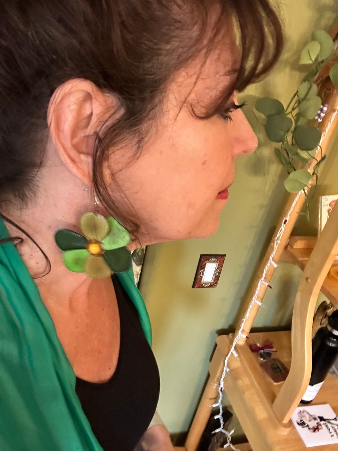 Customer photo review of Rosalia Earrings