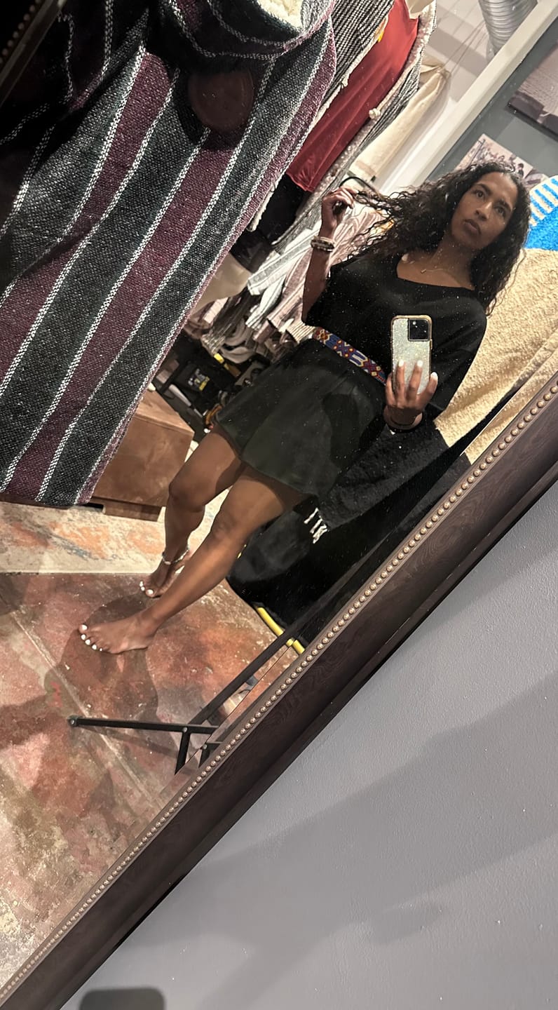Customer photo review of Heritage Stripe Long Sleeve Shirt