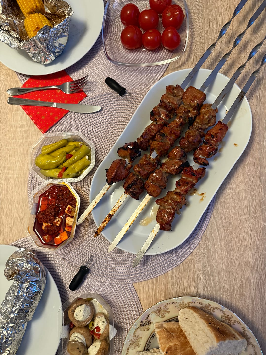 Customer photo review of Schweine-Schaschlik Yakuza – mariniert mit Teriyaki, Chili & Sesam | mySchaschlik