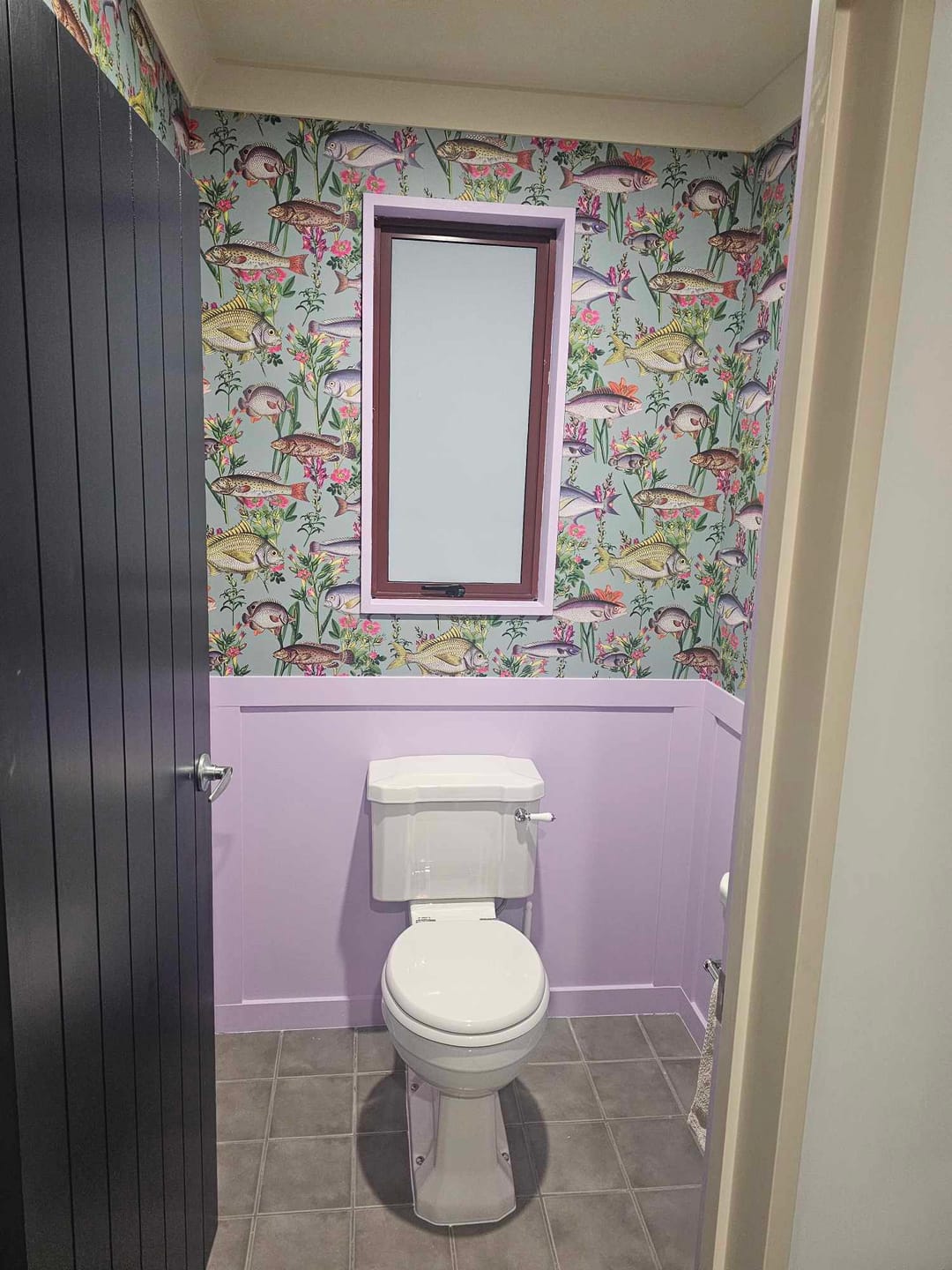 Customer photo review of Lagoon Fish Wallpaper - Teal