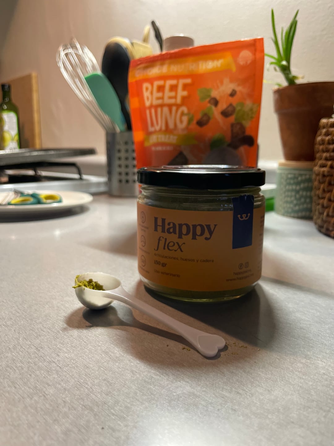 Customer photo review of Happy Flex I  Anti Inflamatorio Para Perros y Gatos. Articulaciones, huesos y cadera
