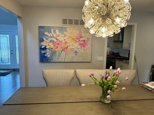 Customer review photo for COLORFUL PAINTING #CA125
