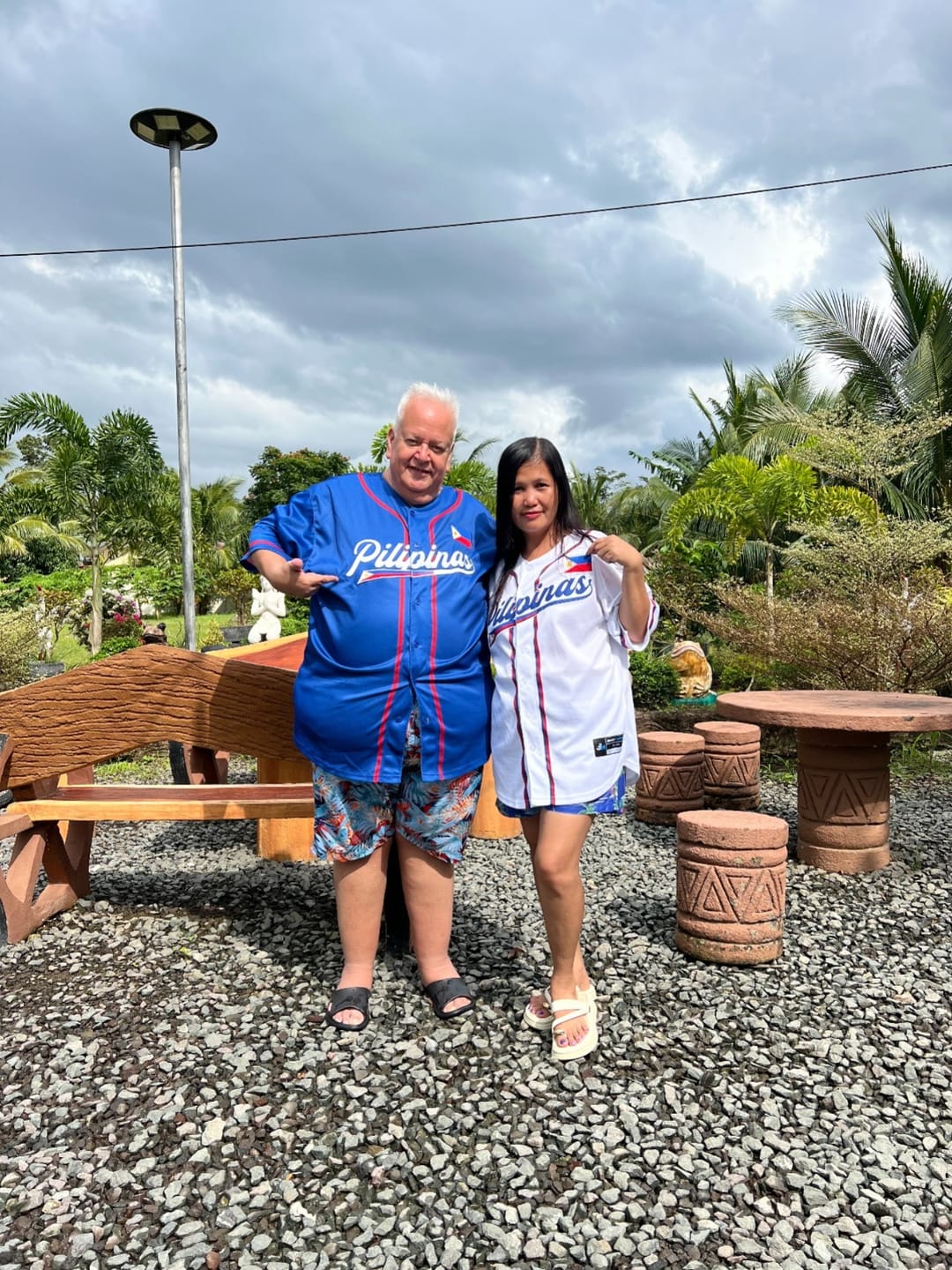 Customer photo review of Philippines Custom Baseball Jersey