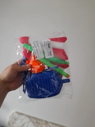 Customer photo review of Kid Air Rocket Foot Pump Launcher Outdoor Air Pressed Stomp Soaring Rocket Toys Child Play Set Jump Sport Games Toy for Children