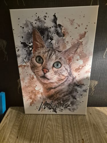 Daniel S. review of Your Cat as Watercolor Portrait image 1 out of 2