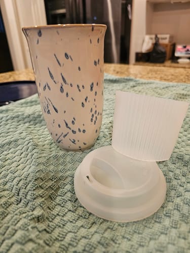 Customer photo review of Orchid Cup 16oz (Includes Lid & Band)