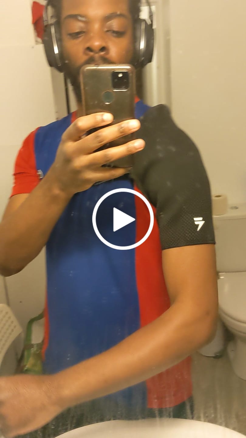 Customer video review of Maintien d'Épaule Flytex