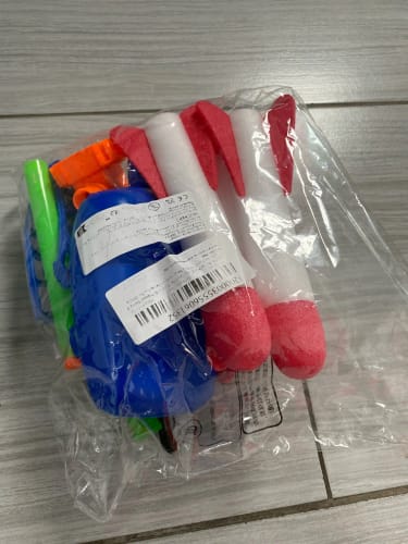 Customer photo review of Kid Air Rocket Foot Pump Launcher Outdoor Air Pressed Stomp Soaring Rocket Toys Child Play Set Jump Sport Games Toy for Children
