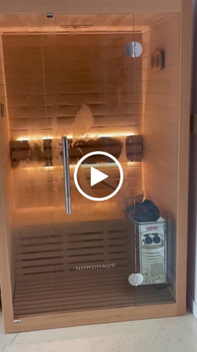Customer video review of 2 Person Traditional Sauna - 4.5kw Harvia Heater