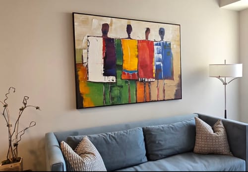 Customer photo review of People Canvas Art #PE111