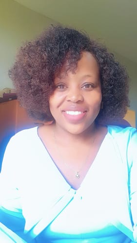 Customer photo review of BONTLE - Kinky Curl Brazilian 4x4 Lace Wig